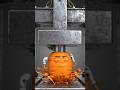 🥕🍅🧀🧁🍭 Carrot, Ketchup, Cheese, Cupcake &amp; Lollipop vs Hydraulic Press! Funny Urdu 3D Animation! 😂💥