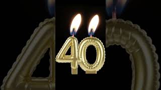 🔥 Lilin Ulang Tahun - Lilin Ulang Tahun ke-40 🎈🥳