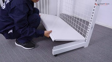 Hướng dẫn lắp đặt kệ siêu thị lưới Vinatech JSC