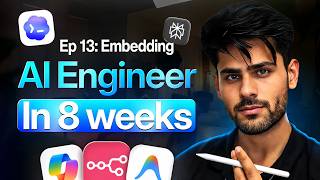 Ep 13. Embeddings Without MATH | Free AI Engineer Course | 8 Weeks