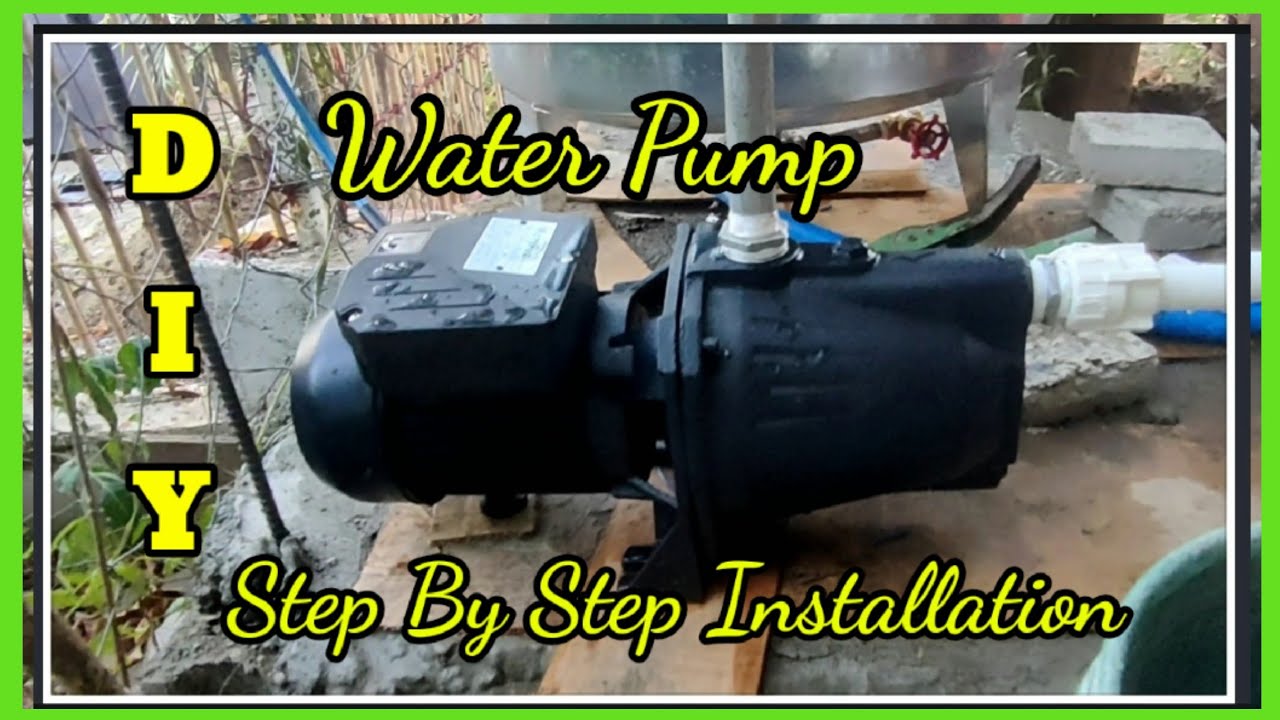 How To Install Electric Water Pump Pressure Tank House Tour Rsb
