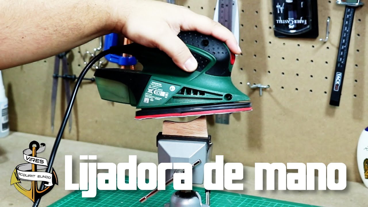 Lijadora de mano Bosch PSM 80 A: Para que no sudes lijando tu casco -  YouTube