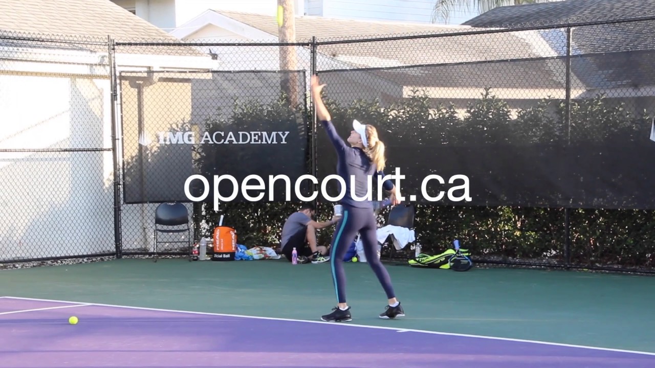 eugenie-bouchard-training-session-part-2-youtube