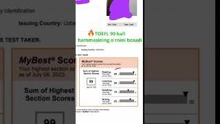 Toefl Bilan Barchasiga Erishish Oson