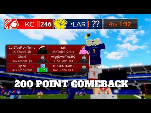 Thumbnail for Can GLOBALS make a 200 POINT COMEBACK?? | Football Fusion 2