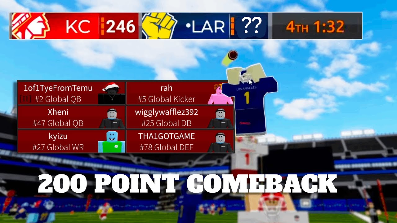 Can GLOBALS make a 200 POINT COMEBACK?? | Football Fusion 2