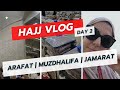 Inside look at hajj vlog day 2 experience  arafat day  muzdhalifa  jamarat stoning closeup