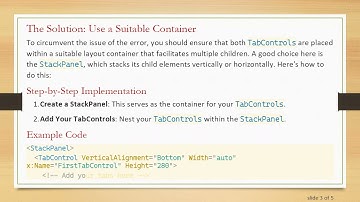 How to Add Two TabControls in a Single WPF Window