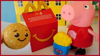 麥當勞兒童套餐玩具，可愛漢堡與薯條