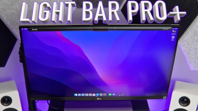 Quntis Computer Monitor Lampe mit Gaming Deko RGB Hintergrundbeleuchtung,  Monitor Light Bar mit Touch Control, Anti-blaues Licht, USB Bildschirmlampe  mit einstellbare Farbtemperatur Helligkeit : : Beleuchtung