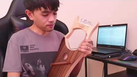 As the deer in C major Lyre Harp 10 strings