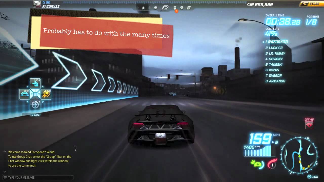 Need For Speed World: Lamborghini Sesto Elemento (2-Year Anniversary