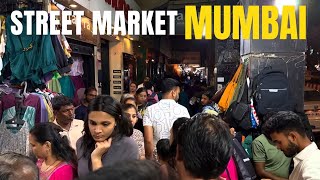 Exploring Mumbai's Nightlife: A Colorful Tour of Colaba Street Market in 4K HDR • India Walking Tour