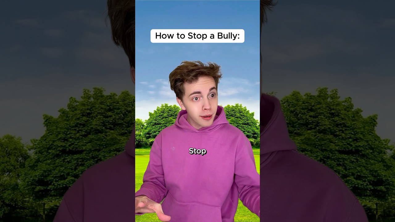 How to Stop a Bully 💀