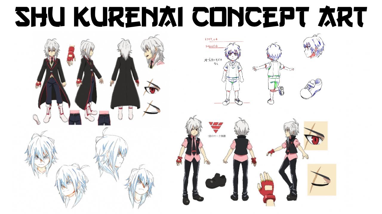 Shu Kurenai  Character art, Beyblade characters, Anime