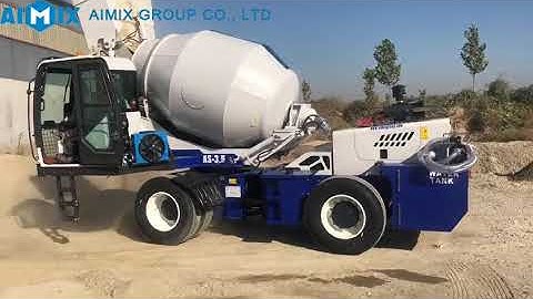 AIMIX AS3.5C Self Loading Concrete Mixer Sent to Somalia