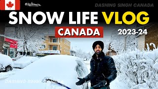 SURVIVING the SNOW STORM in CANADA | 25 TEMP | HARD LIFE | VLOG | 202324