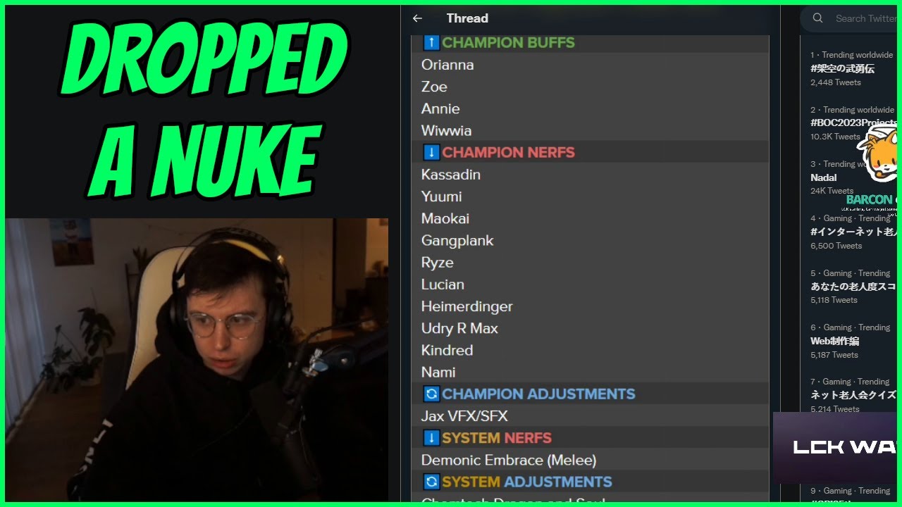 Caedrel Reacts To CRAZY 13.2 Patch Notes