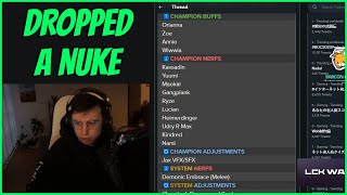 Caedrel Reacts To CRAZY 13.2 Patch Notes