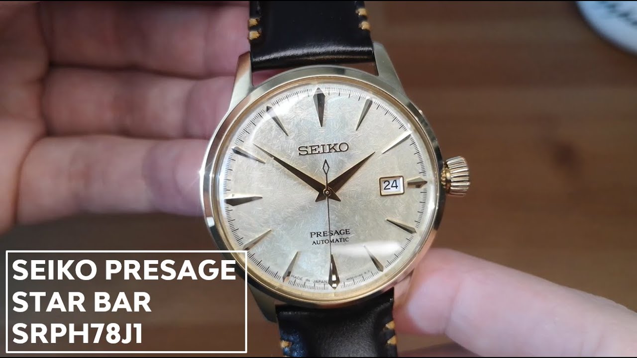 Seiko Presage cocktail time STAR BAR review | Limited edition | SRPH78 /  SRPH78J1/ SARY208 - YouTube