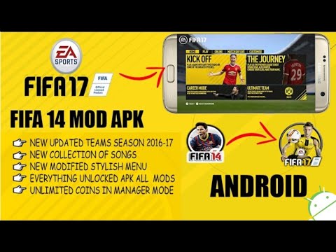Fifa 17 On Android Apk Data Download Fifa 14 Patched Version Youtube