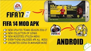 FIFA 17 on ANDROID APK+DATA | DOWNLOAD | FIFA 14 PATCHED VERSION screenshot 2
