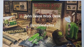 Ravensburger.  John Deere Work Desk.  John Deere & Company. 2021. 500 pieces. No. 168385. screenshot 5