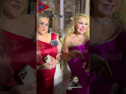 سهير شلبي وابنتها شيرين وحفيدتها مليكة وزوج ابنتها كريم كوجاك في كتب كتاب ابنة مفيدة شيحة