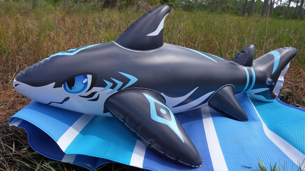 Miniature Inflatable Shark Pool Toy from Imaginary Creature Factory ...