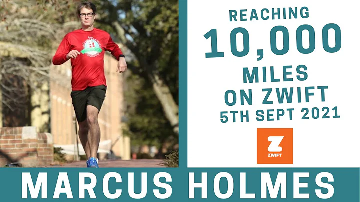 Zwift Run Live - Marcus Holmes reaches 10000 miles...