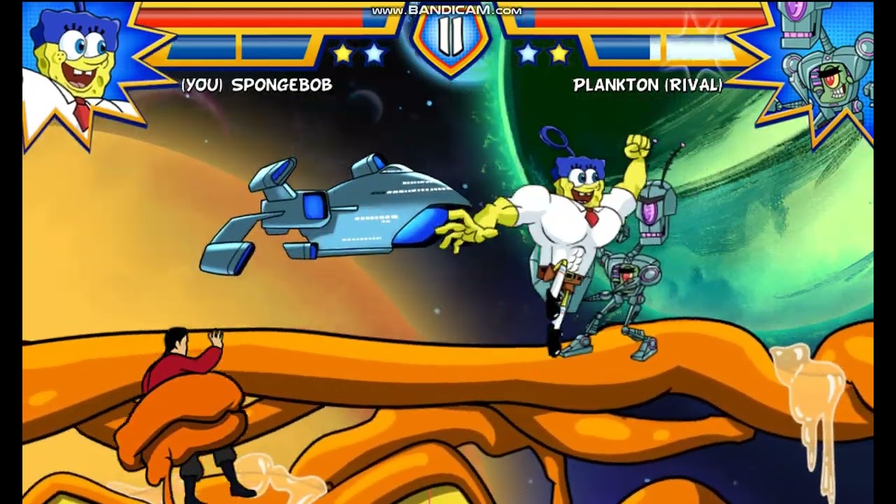 Super Brawl 4: SpongeBob vs Plankton (Free Play Mode)
