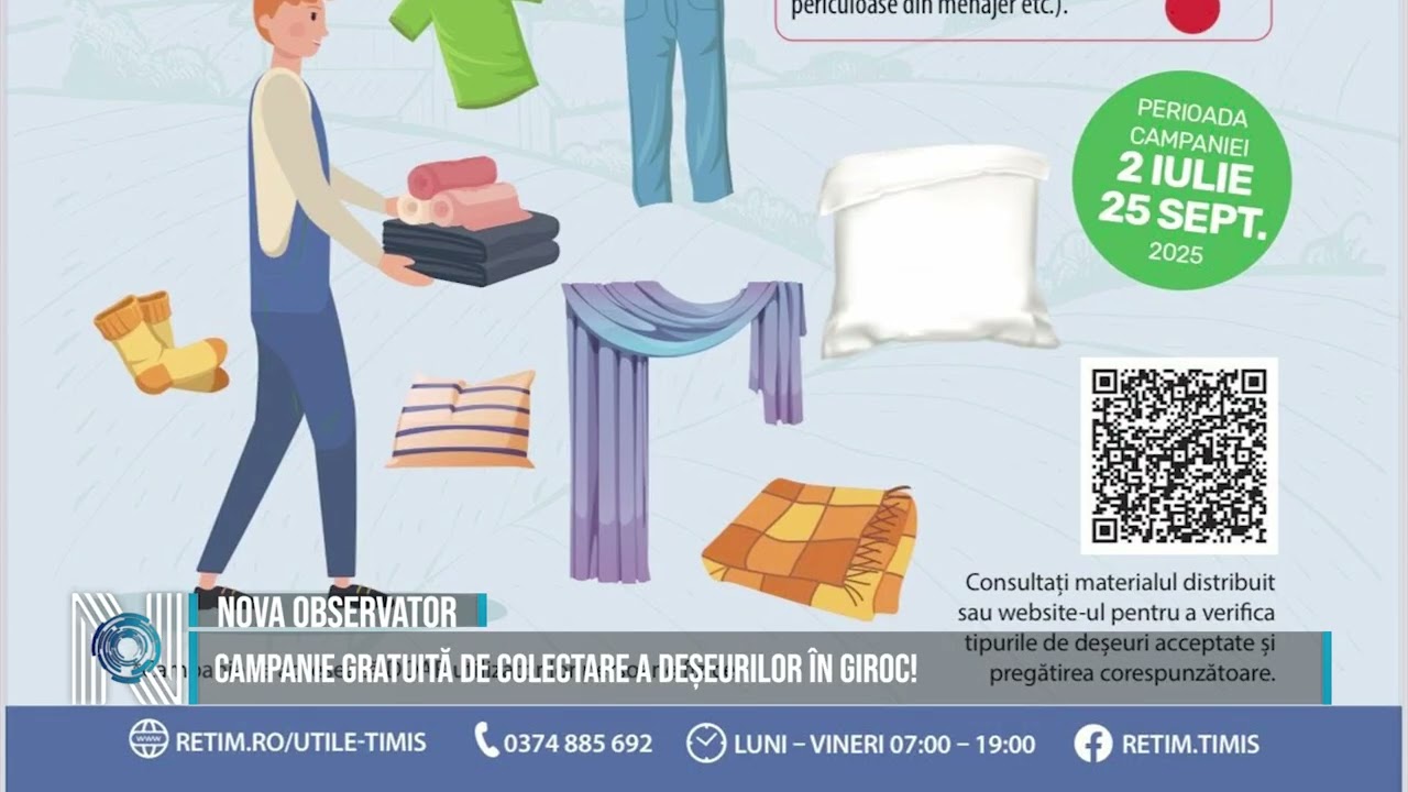 Campanie gratuită de colectare a deșeurilor în Giroc! Campanie gratuită de colectare a deșeurilor în Giroc!