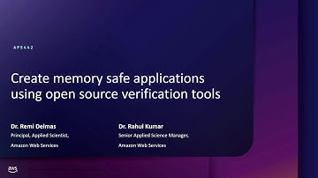 AWS re:Inforce 2025 - Create memory safe applications using open source verification tools (APS442)