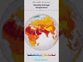 A view of the Earth&#39;s weather changes with each month. #weather #earth #climate #climatechange