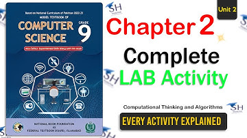 Class 9 Computer Science - Unit 2 Lab Activity Solved in PDF | NBF | computational thinking