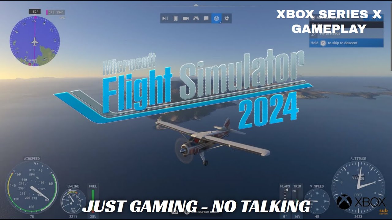 Microsoft Flight Simulator 2024 | XBOX Series X gameplay | Engine ...