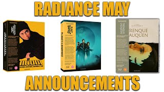 Radiance May Announcements Blu-Ray Limited Edition World Cinema Mario Bava