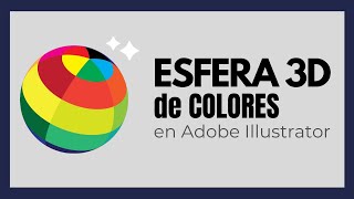 ESFERA 3D de Colores en Illustrator 2023 | Tutorial paso a paso