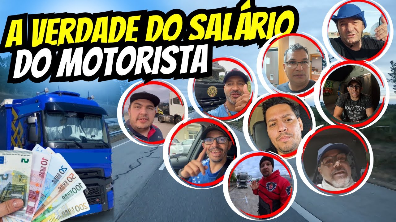 A REALIDADE DO SALÁRIO DOS MOTORISTAS DE CAMINHÃO NA EUROPA, DEPOIMENTOS REAIS!