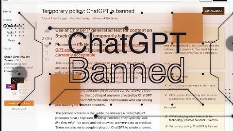 ChatGPT banned on Stack Exchange - is this good - bad or enforceable?