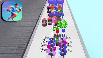 Dumbbell Rush - All Levels Gameplay Android,ios (Part 20)