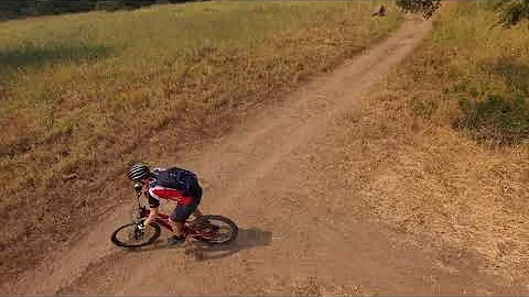 Descent from Chestnut mountain to Goose creek