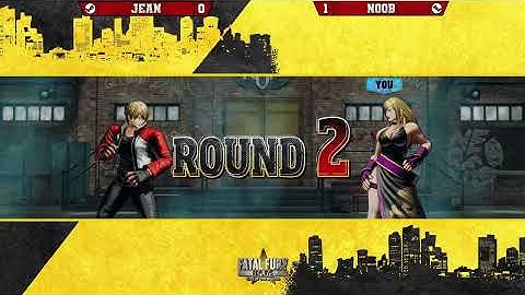 FATAL FURY: CotW ⭐ Noob (B. JENET) vs Jean (ROCK) ⭐ FF:CotW OPEN BETA Gameplay