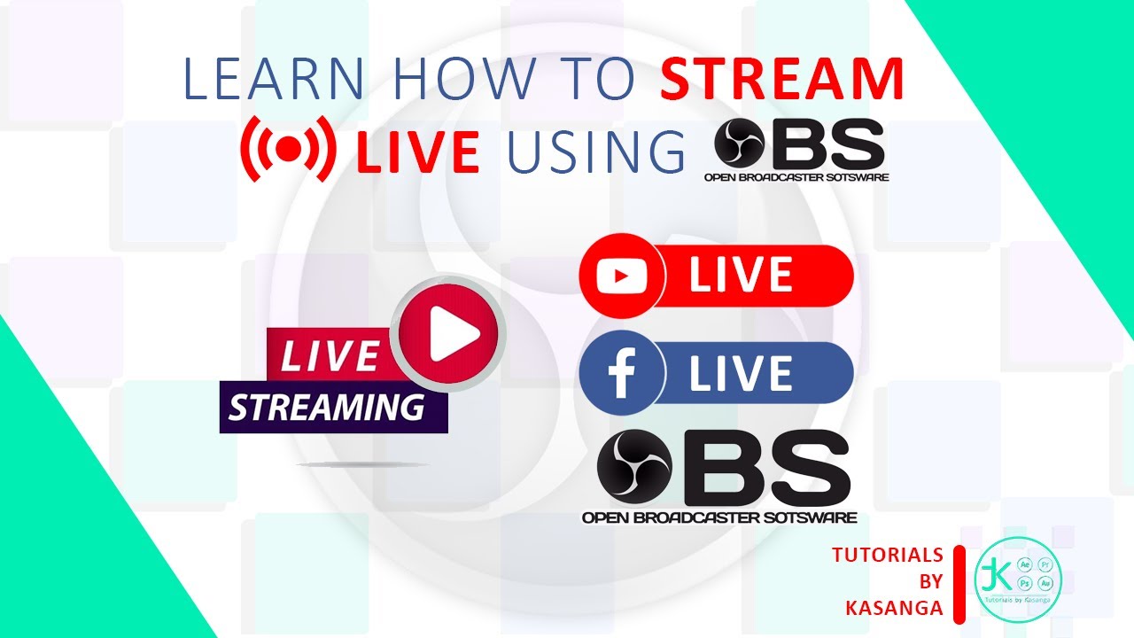 HOW TO LIVE STREAM USING OBS STUDIO TUTORIALS BY KASANGA - YouTube