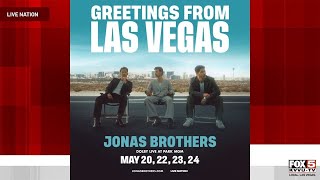Jonas Brothers announce 4-night Las Vegas run for Memorial Day weekend