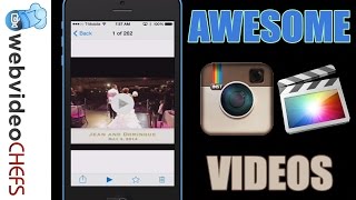 How to create an Instagram video using Final Cut Pro X screenshot 1