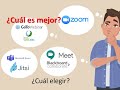 ¿Cuál plataforma es mejor para dar clases virtuales? Zoom, Meet, Teams, Blackboard, Bluejeans