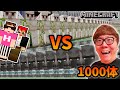 【マインクラフト】1000体の戦い！アイアンゴーレム vs ラヴェジャー！勝つのはどっち!?【マイクラコロシアム】【ヒカキン×赤髪のとも】