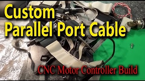 Custom Parallel Port Cable - CNC Motor Controller Build