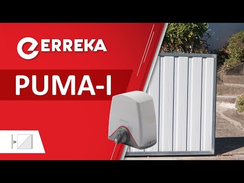 Moteur PUMA I pour portails coulissants résidentiels avec la tecnologie Inverter ERREKA